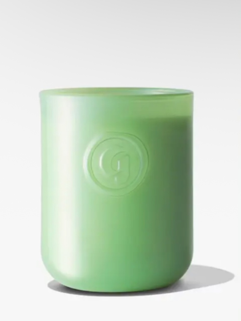 Glossier Sandstone Scented Candle 8 oz Green Glass Jar - Discontinued